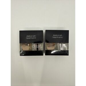Deborah Lippmann "All About That Base" Base & Top Coat Set Of 2 New In Box USA